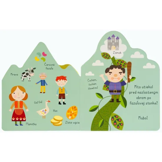 Tvarované leporelo – Rozprávky pre malé zvedavé deti