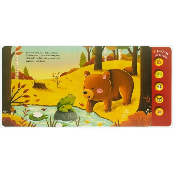 Čo počuješ v lese? Prvé zvuky pre bábätko