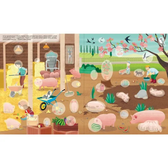 Farma svet nálepiek