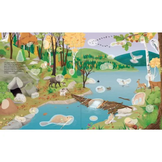 Príroda svet nálepiek