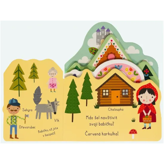 Tvarované leporelo Pohádky