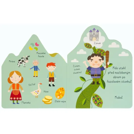 Tvarované leporelo Pohádky