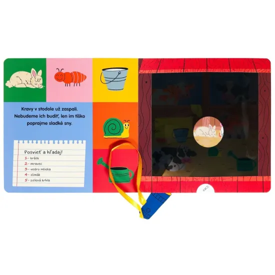 Kto spí na farme? Kniha s kúzelnou baterkou