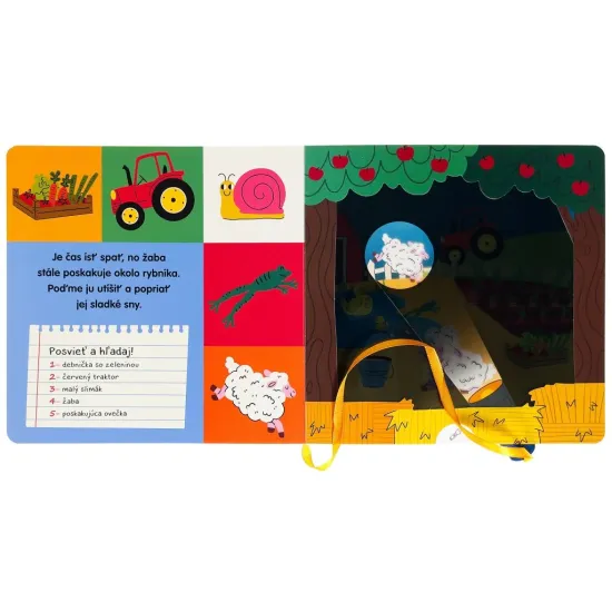 Kto spí na farme? Kniha s kúzelnou baterkou