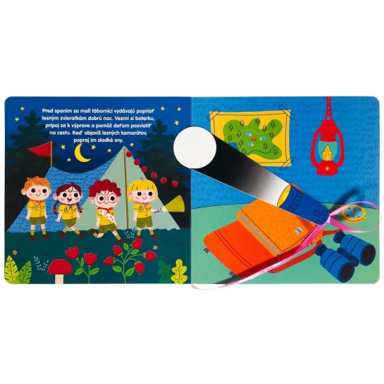 Kto spí v lese? Kniha s kúzelnou baterkou