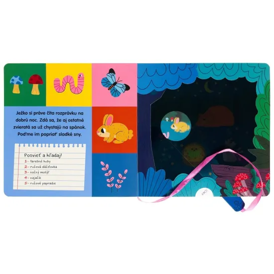 Kto spí v lese? Kniha s kúzelnou baterkou