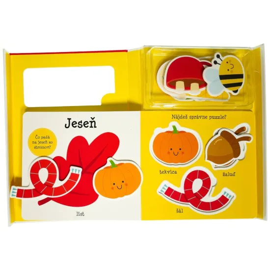 Malé dieťa sa učí Ročné obdobia