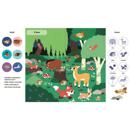 Príroda 101 vecí na hľadanie a nalepovanie