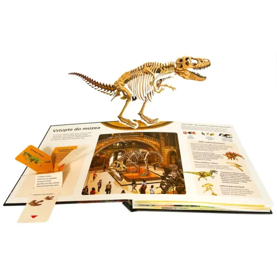 Pop-up encyklopédia Dinosaury – 3D obrázky a odklápacie okienka