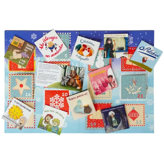 Adventný kalendár - Slovenské rozprávky Adventný kalendár - Slovenské rozprávky – adventný kalendár s knižkami