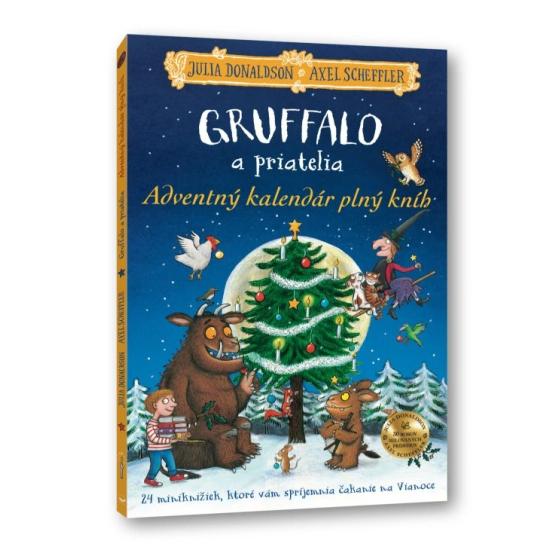 Gruffalo a priatelia - Adventný kalendár plný kníh. Skráťte si čakanie na Vianoce.