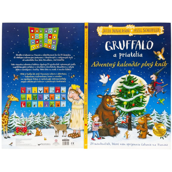 Gruffalo a priatelia - Adventný kalendár plný kníh. Skráťte si čakanie na Vianoce.