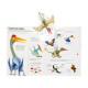 Detská encyklopédia o dinosauroch obsahuje pohyblivé prvky a priestorové obrázky.