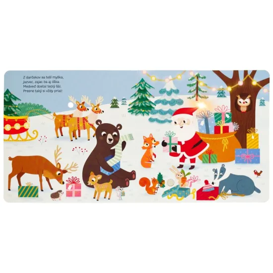 Táto veršovaná knižka s blikajúcimi svetielkami a zvukmi vám vykúzli sviatočnú náladu.