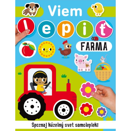 S touto samolepkovou knižkou Farma sa detičky zabavia a zároveň si precvičia jemnú motoriku.