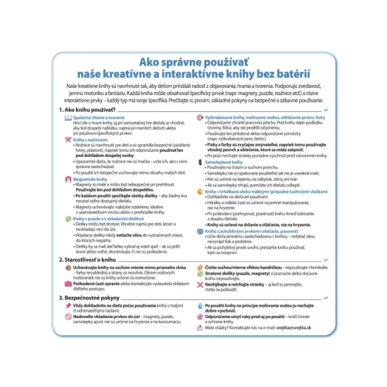 Vlaky v pohybe, interaktívna kniha s pohyblivými prvkami, ktorá zobrazuje históriu aj súčasnosť vlakovej dopravy