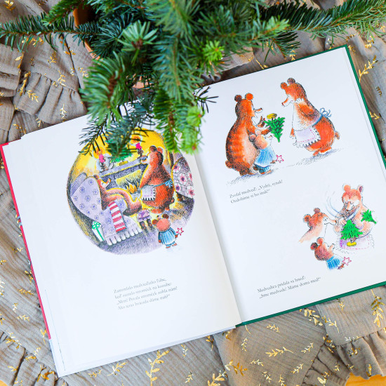Čo sa stane, keď je vianočný stromček až príliš vysoký. Obrázková knižka rozveselí deti počas najkrajších dní v roku.