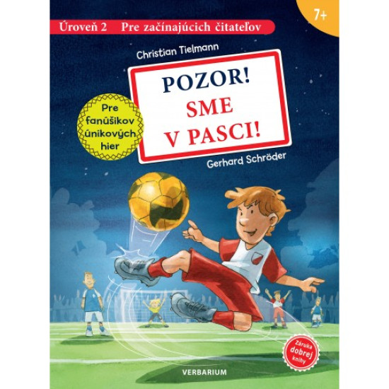 Čítajte, hádajte a strieľajte góly – interaktívna knižka pre začínajúcich čitateľov.