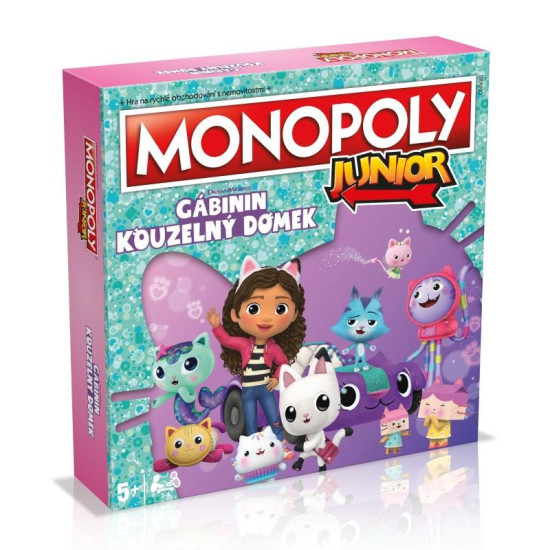 Monopoly Junior Gabby´s Dollhouse CZ | Monopoly