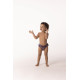 Praktické plienkové plavky pre bábätká od Swim Essentials s ochranou proti slnku UPF 50+ s nadčasovým zebrím vzorom.