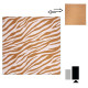Plážová deka z mikrovlákna 180 x 180 cm Zebra Karamel Swim Essentials
