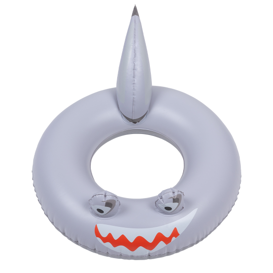 Originálne nafukovacie koleso pre deti od Swim Essential s motívom žraloka s plutvou a očami je svojou veľkosťou určené približne pre deti od 3 do 6 rokov.