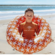 Veľké nafukovacie koleso od Swim Essential s motívom morských hviezdic je svojou veľkosťou určené približne pre deti od 6 rokov.