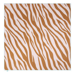 Plážová deka z mikrovlákna 180 x 180 cm Zebra oranžová