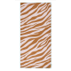 Rýchloschnúc Plážový uterák z mikrovlákna 135 x 65 Zebra oranžová Swim Essentials