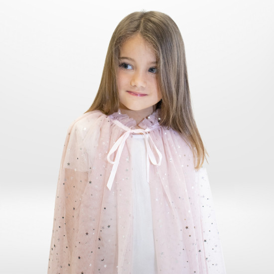Detský plášť pre princeznú Ružový tyl Yuko B.