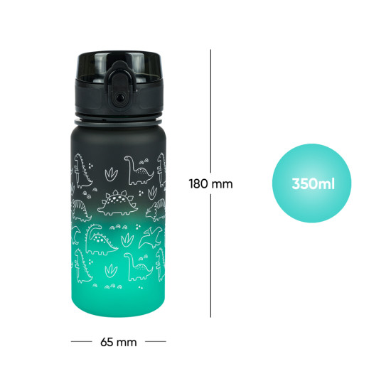 Tritanová fľaša pre deti Gradient Dino 350 ml od BAAGL 