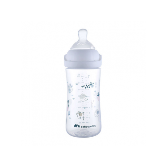 Dojčenská fľaša Emotion Physio 270ml 0-12m + White