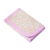 Trblietavá peňaženka na suchý zips Ružová