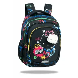 Školská taška Fast 40 cm Hello Kitty Neon Black