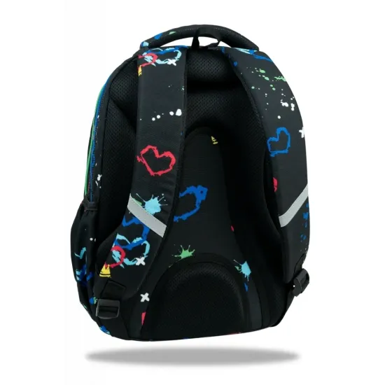 Školská taška Fast 40 cm Hello Kitty Neon Black