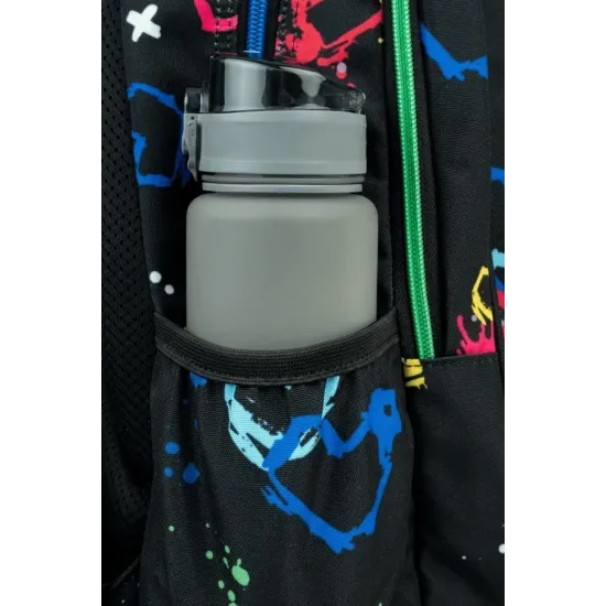 Školská taška Fast 40 cm Hello Kitty Neon Black
