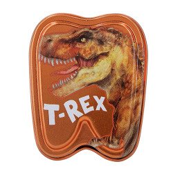 Krabička na zúbky T-Rex Oranžová