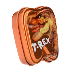 Krabička na zúbky T-Rex Oranžová