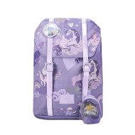 Školská taška Retro Unicorn Purple 22l