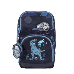 Školská taška Dinosaur Dark Blue 22l