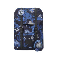 Školská taška Retro Dinosaur Dark Blue 22l