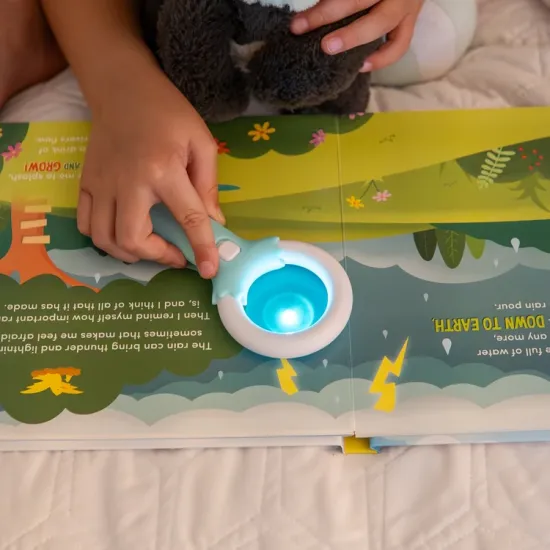 Interaktívna svietiaca kniha Light-Up Library Alex Aké je dnes počasie?