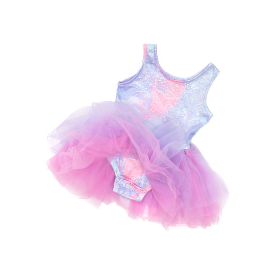 Baletné šaty Dúhové
