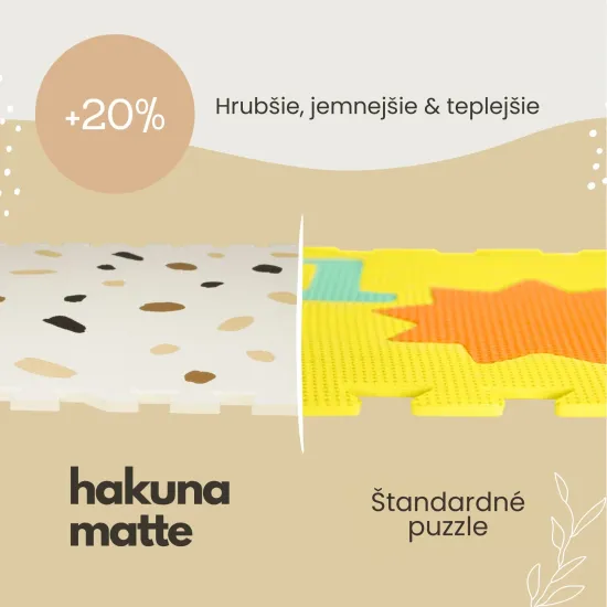 Hravá a pohodlná puzzle podložka na hranie a lezenie.