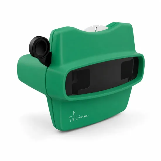 Retro 3D prehliadač obrázkov Green