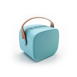Bluetooth Karaoke set mikrofón a reproduktor Modrý