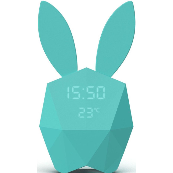 Inteligentný budík Zajac má detektor pohybu, ktorý aktivuje displej budíka a nočné svetlo, keď je tma.