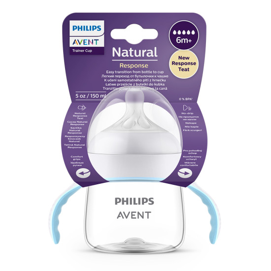 Fľaša na učenie Natural Response 150 ml, 6m+ | Philips AVENT 