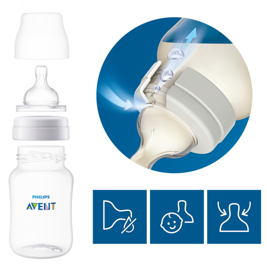 Fľaša Anti-colic 260ml 1m+ 2 ks | Philips AVENT