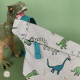 Ľahká plátená ľadvinka pre deti Dinosaury 1,4 l od Petit Jour